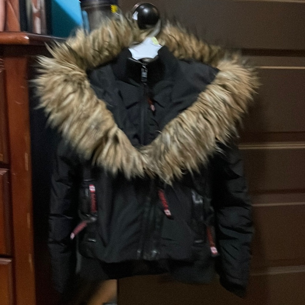 Canada Weathergear girls S faux fur-lined jacket